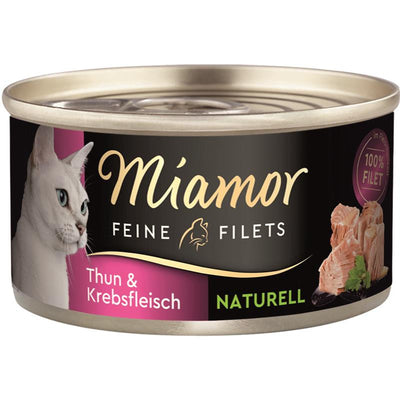 Miamor Feine Filets Naturelle Thunfisch & Krebsfleisch 80g