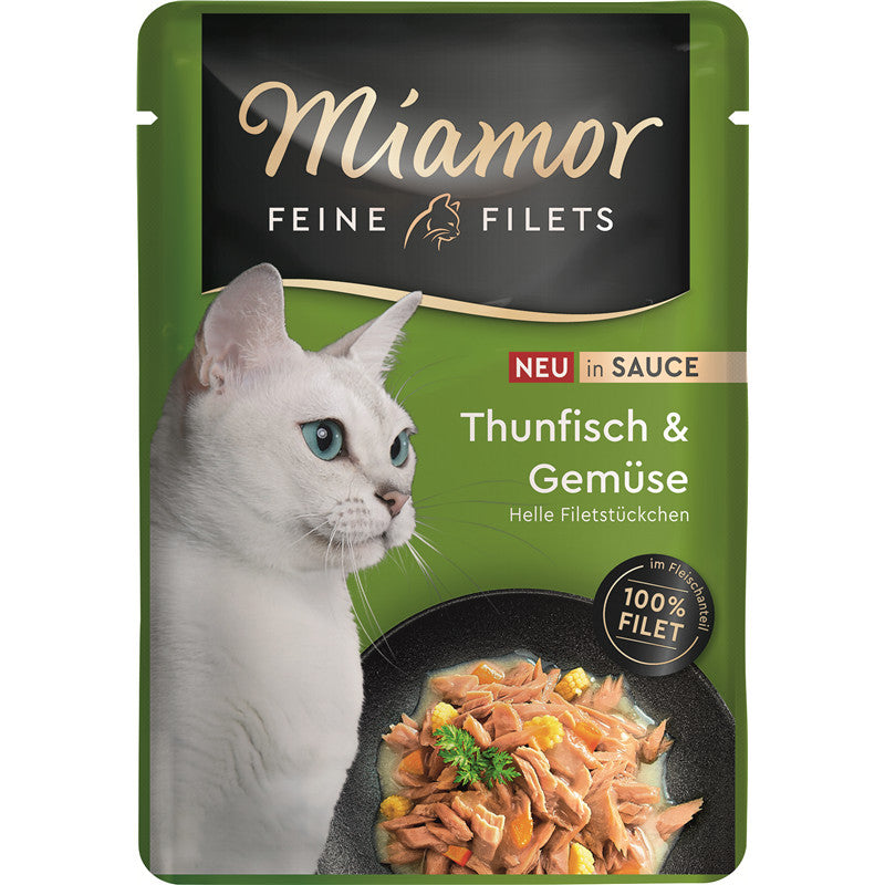 Miamor Feine Filets Thunfisch + Gemüse in Sauce 100 g