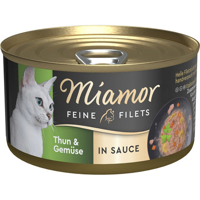 Miamor Feine Filets Thunfisch + Gemüse in Sauce 85 g