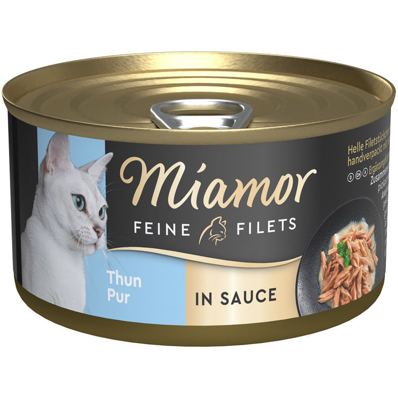 Miamor Feine Filets Thunfisch Pur in Sauce 85 g