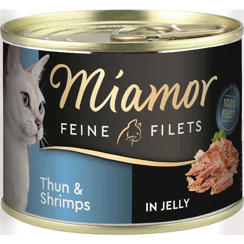 Miamor Feine Filets Thunfisch & Shrimps Dose 185 g