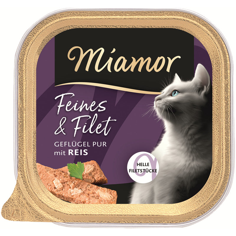 Miamor Feines & Filet Geflügel Pur & Reis 100 g