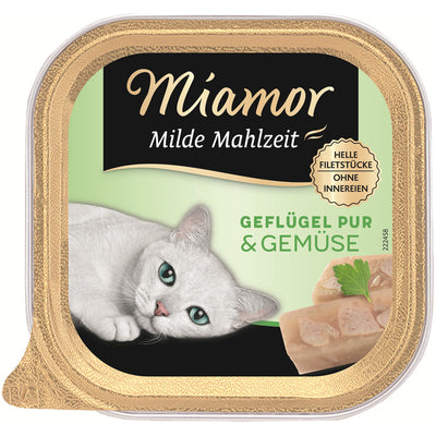 Miamor Milde Mahlzeit Geflügel & Gemüse 100 g