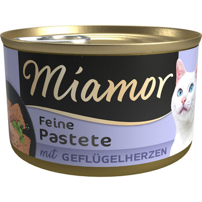 Miamor Pastete Geflügelherzen 85 g