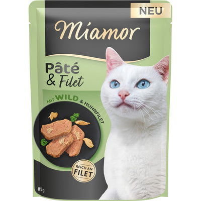 Miamor Pâté & Filet mit Wild 85 g