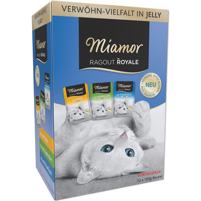 Miamor Ragout Royale in Jelly Frischebeutel Multibox 12 x 100 g