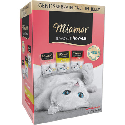 Miamor Ragout Royale in Jelly Frischebeutel Multibox 12 x 100 g