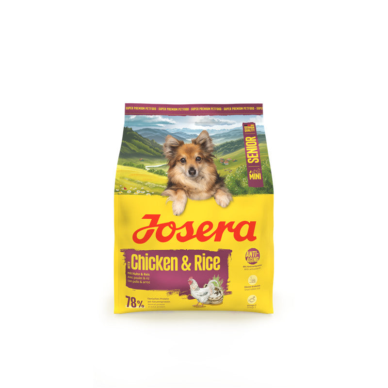Mini Senior Chicken & Rice 900 g
