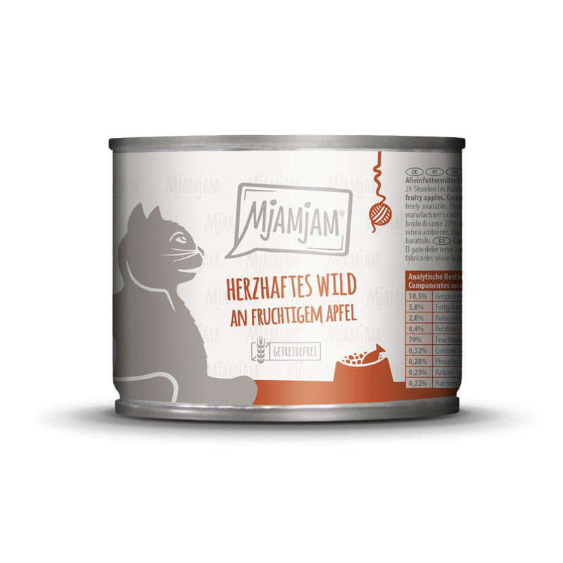 MjAMjAM herzhaftes Wild an fruchtigem Apfel 200 g