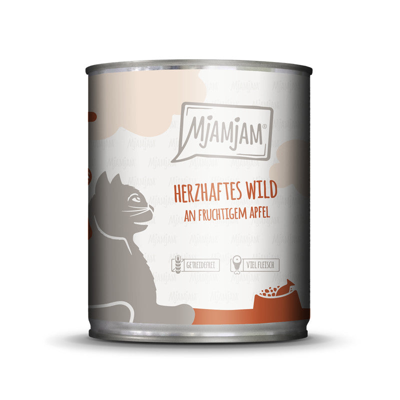 MjAMjAM herzhaftes Wild an fruchtigem Apfel 800 g