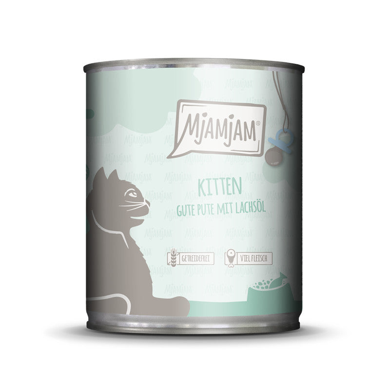 MjAMjAM Kitten gute Pute mit Lachsöl 800 g