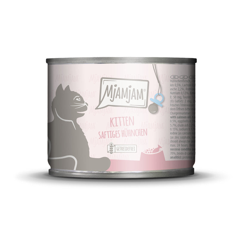 MjAMjAM Kitten saftiges Hühnchen mit Lachsöl 200 g