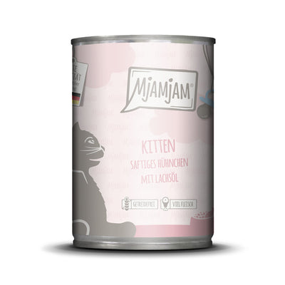 MjAMjAM Kitten saftiges Hühnchen mit Lachsöl 400 g