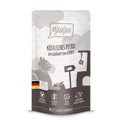 MjAMjAM Quetschie Köstliches Pferd an gedämpftem Kürbis 125 g