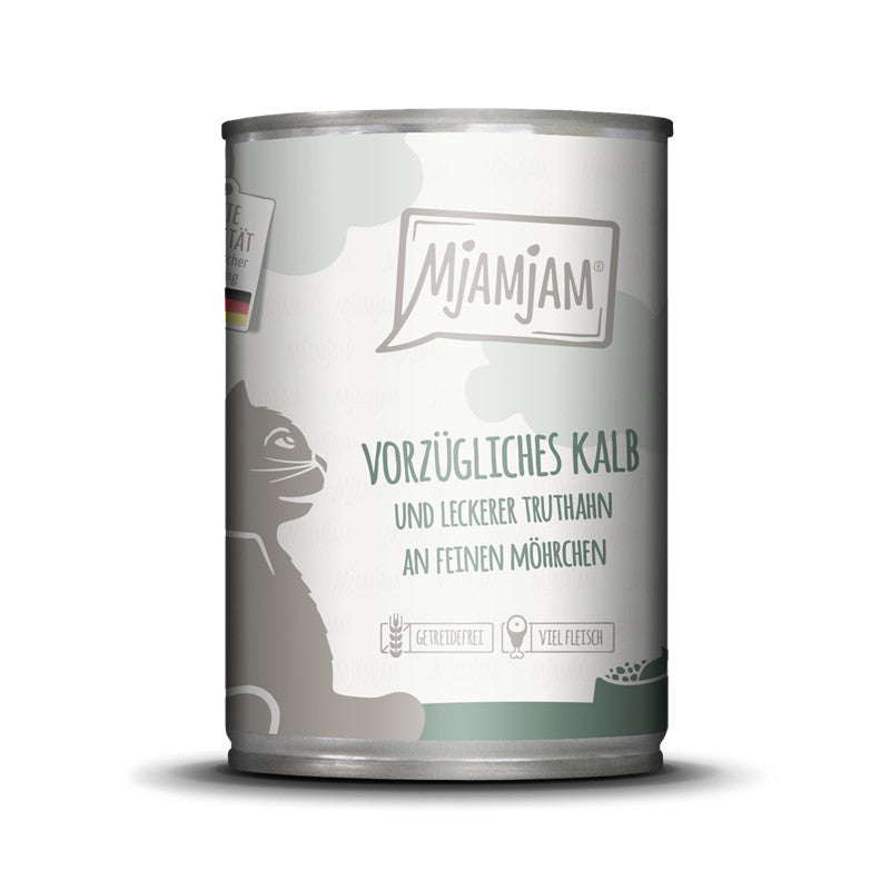 MjAMjAM Vorzügliches Kalb & leckerer Truthahn 400 g