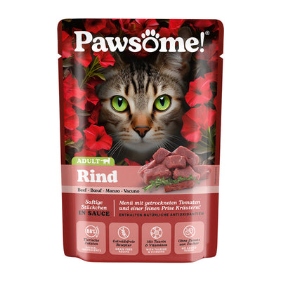 Pawsome!® Adult Rind Pouchbeutel 85 g