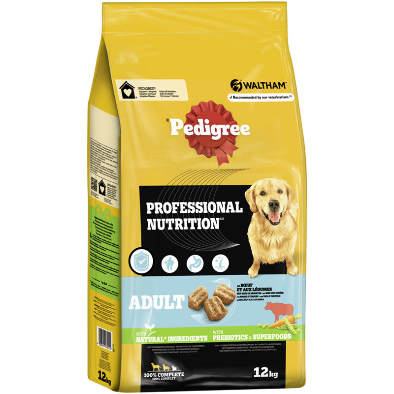 PEDIGREE® Beutel Professional Nutrition Adult mit Rind und Gemüse 12 kg