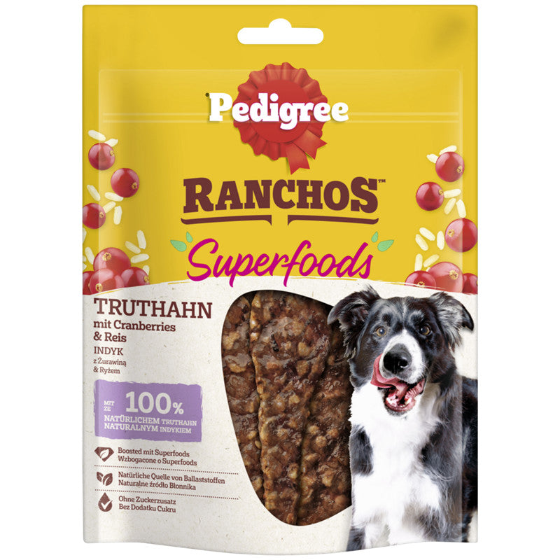 PEDIGREE® RANCHOS™ Superfoods Truthahn 70 g