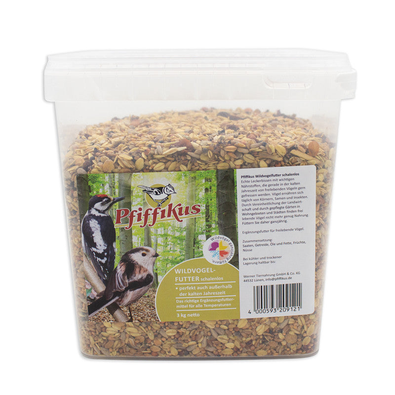 Pfiffikus Wildvogelfutter schalenlos  3 kg