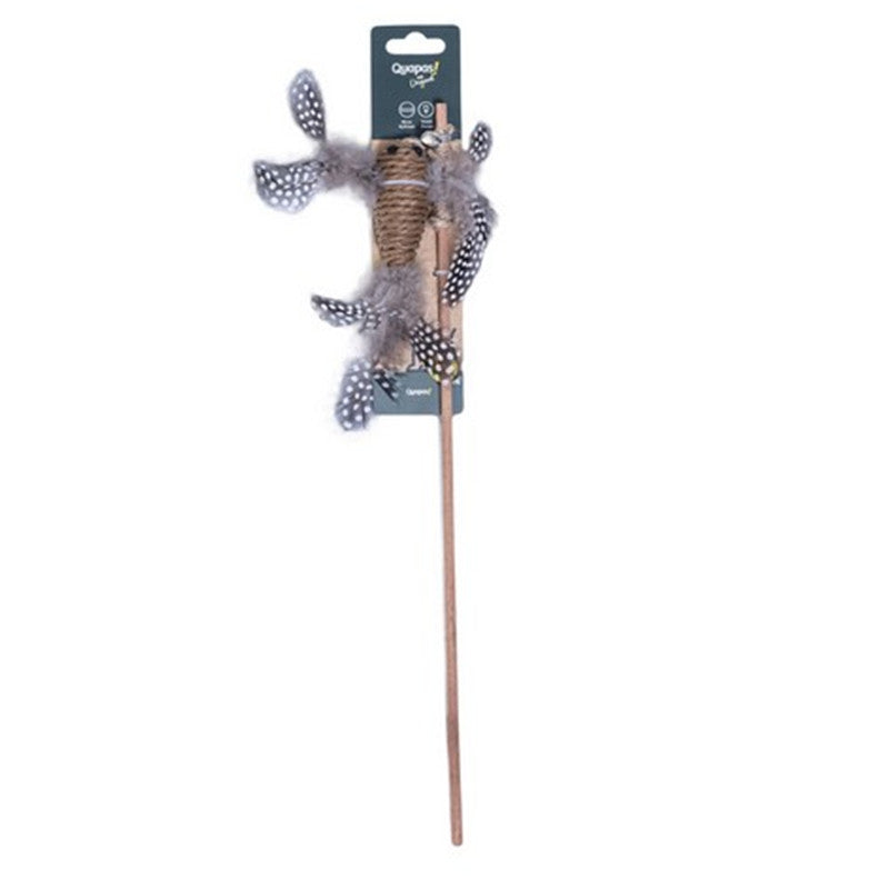 Quapas! Cat Toy Fishing Rod Bird Brown 1 Stück