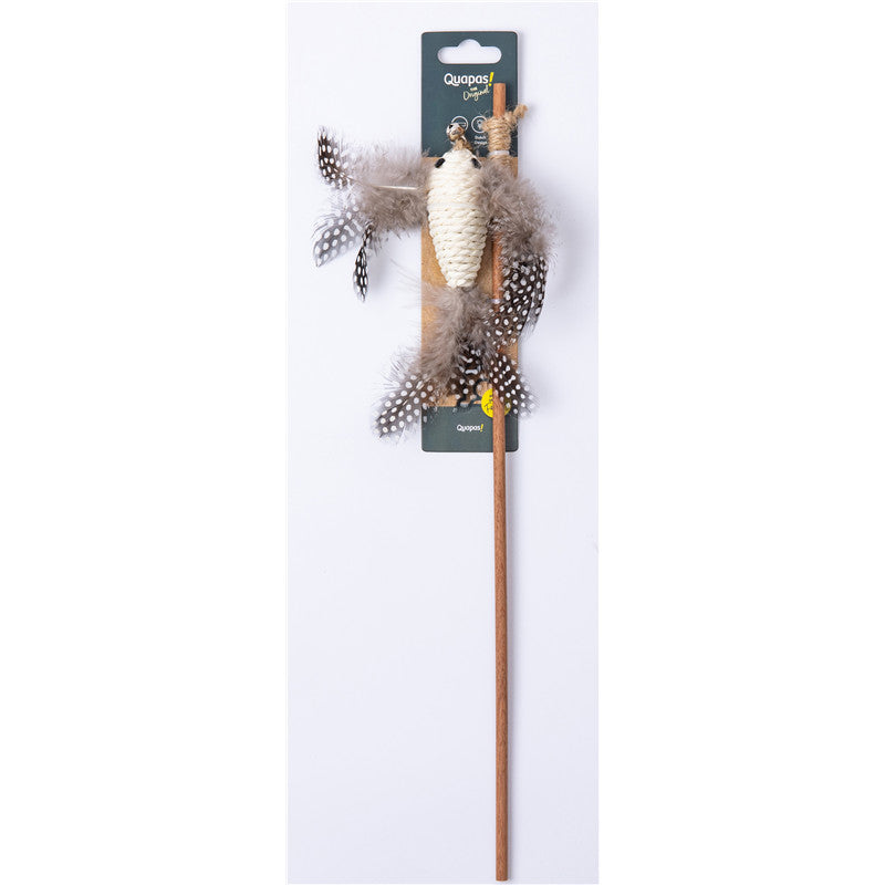 Quapas! Cat Toy Fishing Rod Bird White 1 Stück