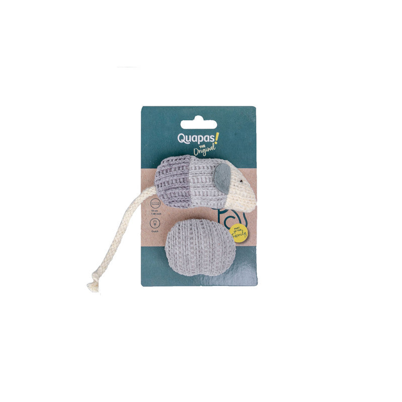 Quapas! Cat Toy Mouse & Ball 2 Stück 1 Stück