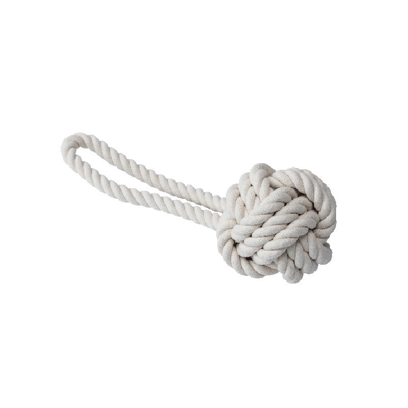 Quapas! Dog Toy Rope Ball Natural XL 60cm