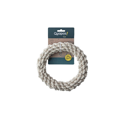 Quapas! Dog Toy Rope Round Natural L 27 cm