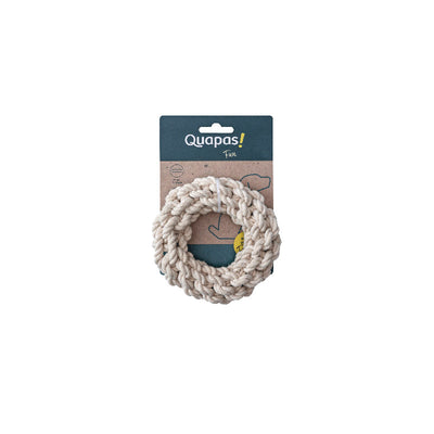 Quapas! Dog Toy Rope Round Natural M 15 cm