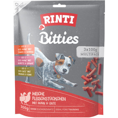 RINTI Bitties Multipack mit 3 verschiedenen Sorten 3 x 100 g