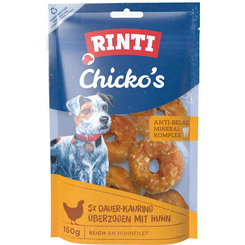 RINTI Chicko's Kauringe mit Huhn klein  5 x 30 g