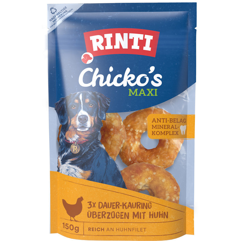 RINTI Chicko's Kauringe mit Huhn maxi 3 x 50 g