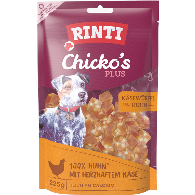 RINTI Chicko's Plus Käsewürfel mit Huhn 225 g