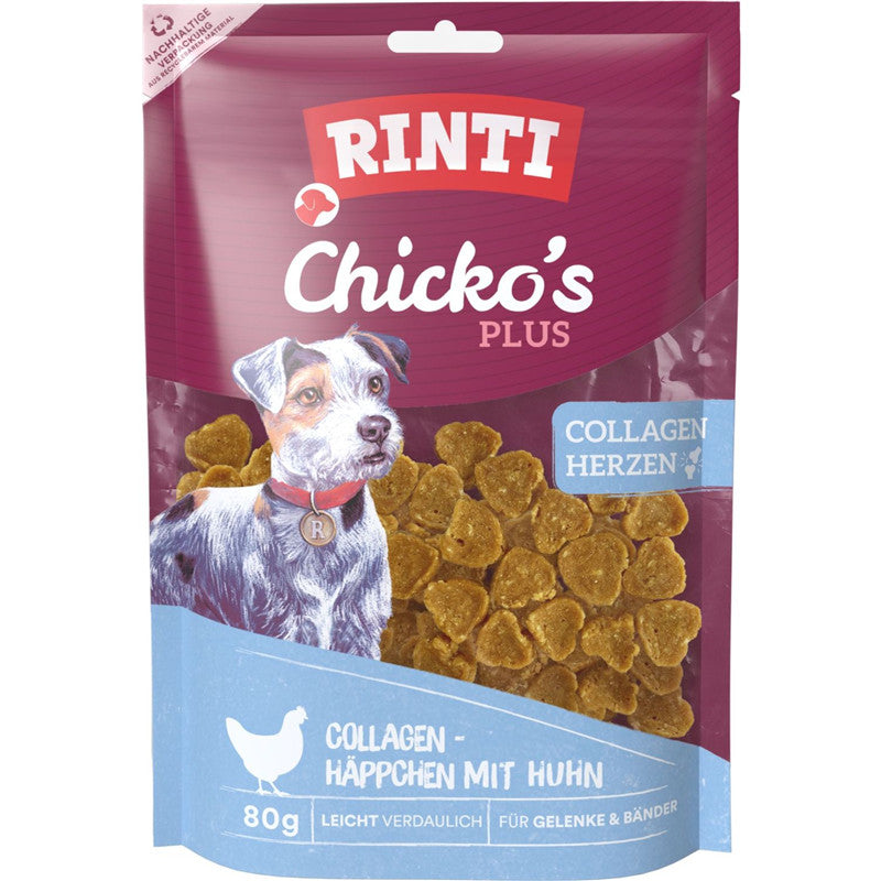 RINTI Chicko´s Plus Collagen Hearts 80 g
