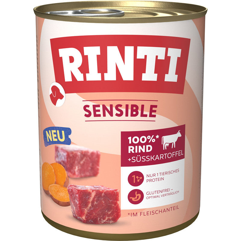 RINTI Sensible Rind & Süßkartoffel 800 g