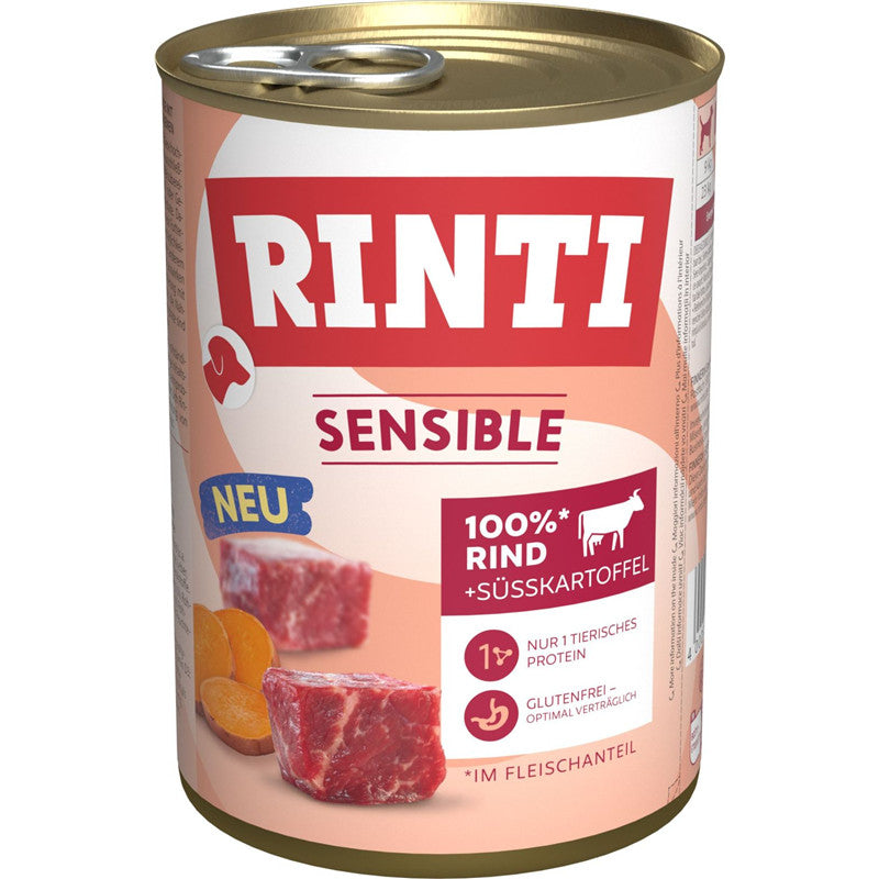 RINTI Sensible Rind & Süßkartoffel 400 g