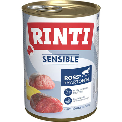 RINTI Sensible Ross, Hühnerleber & Kartoffel  400g