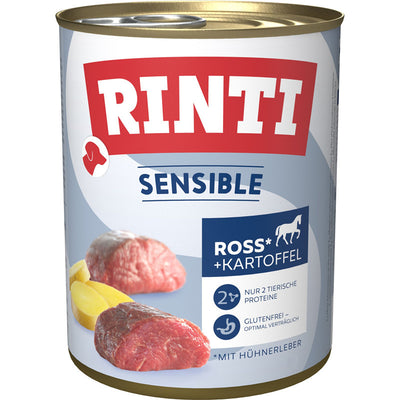 RINTI Sensible Ross, Hühnerleber & Kartoffel  800g