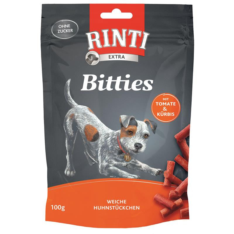 RINTI Snack Bitties mit Huhn, Tomate und Kürbis 100 g