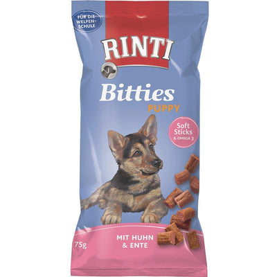 RINTI Snack Bitties Puppy Soft Sticks Huhn & Ente 75 g