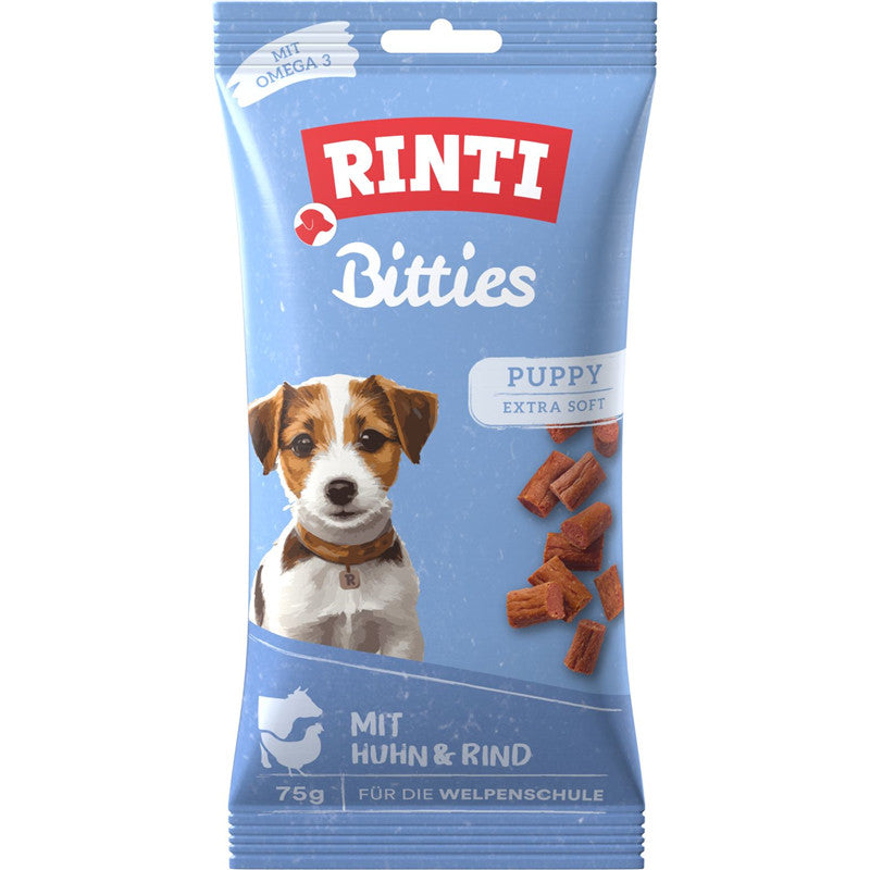 RINTI Snack Bitties Puppy Soft Sticks Huhn & Rind 75 g