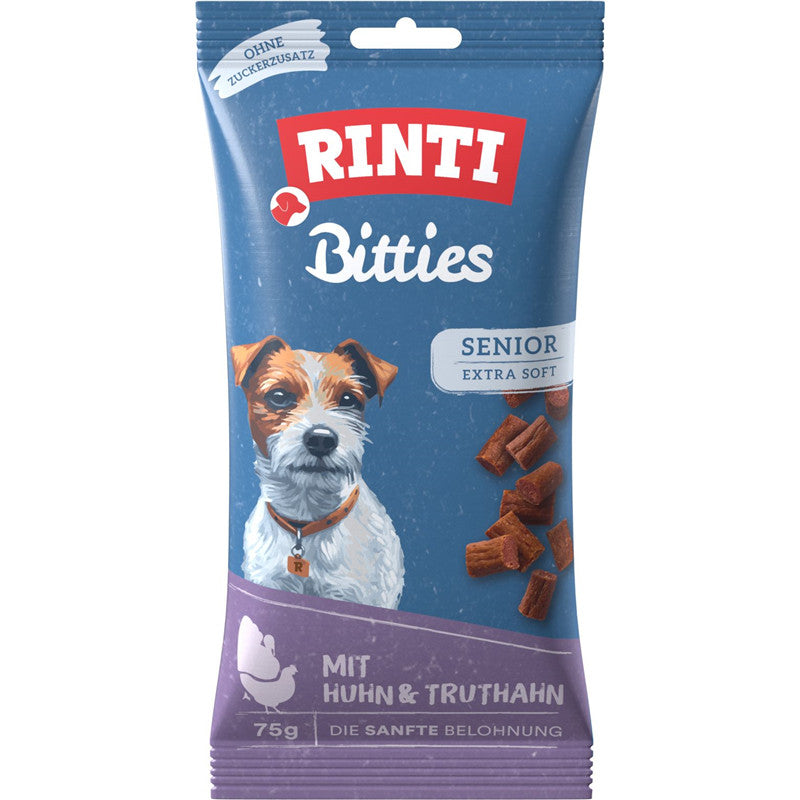 RINTI Snack Bitties Senior mit Huhn und Truthahn 75 g