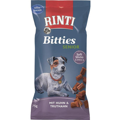 RINTI Snack Bitties Senior mit Huhn und Truthahn 75 g