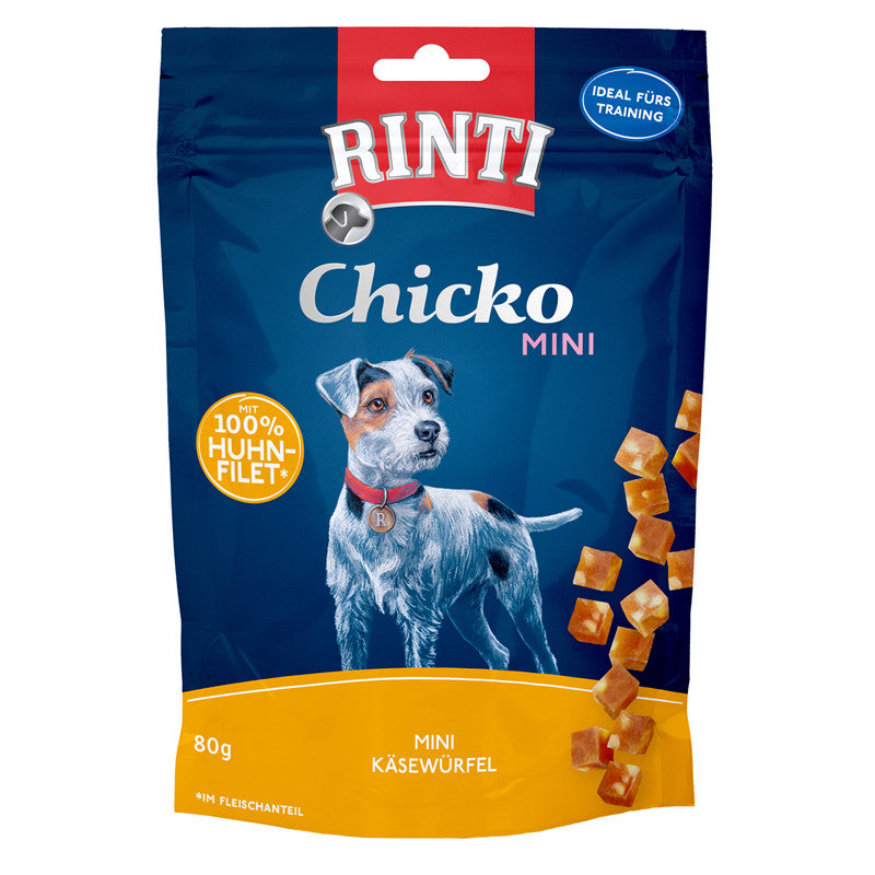 Rinti Snack Chicko Mini Käsewürfel Huhn 80 g