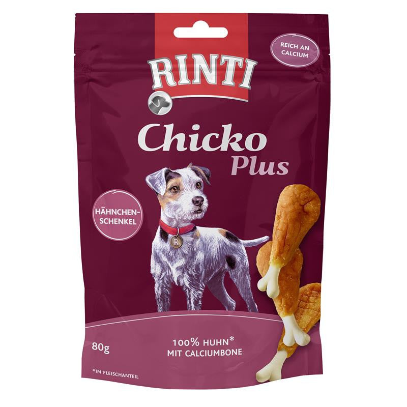 RINTI Snack Chicko Plus Hähnchenschenkel 80 g