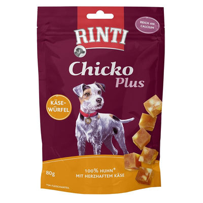 RINTI Snack Chicko Plus Käsewürfel mit Huhn 80 g