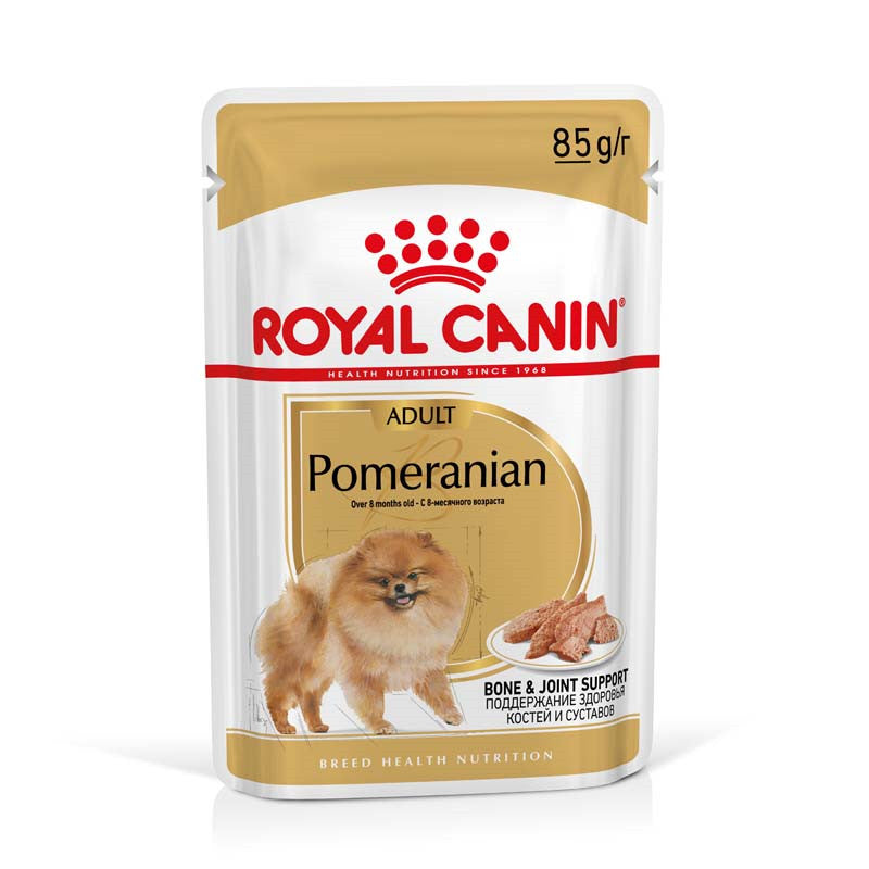 ROYAL CANIN Breed Pomeranian Feuchtnahrung für Zwergspitze als Mousse (>8 Monate) 1 Stück