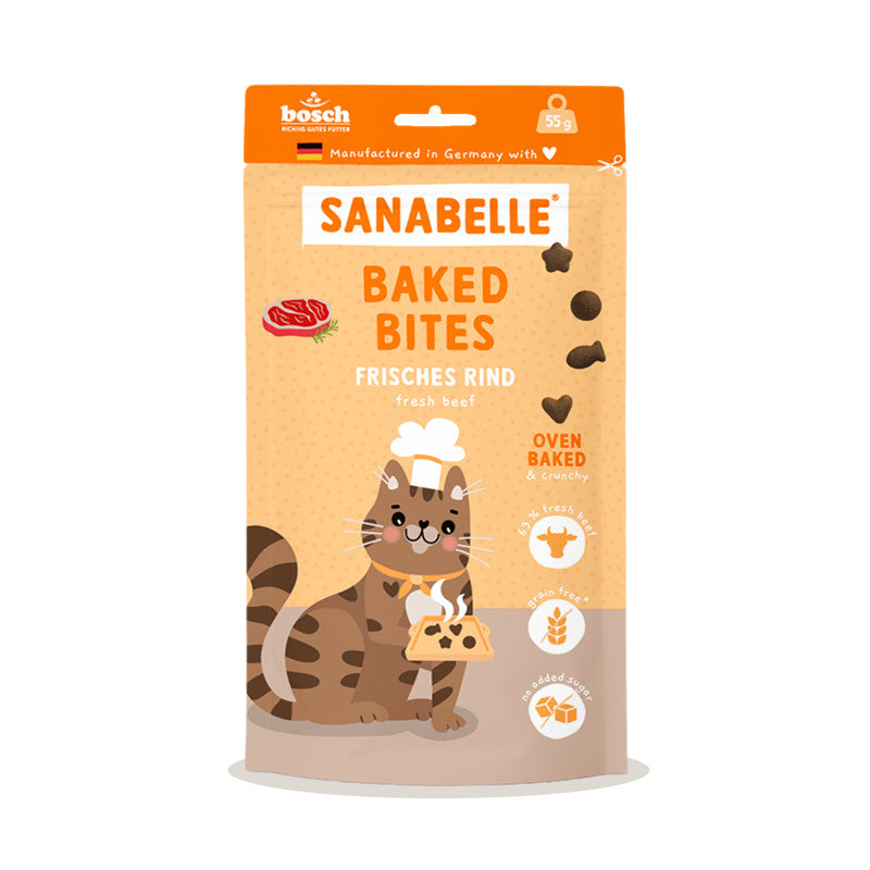 Sanabelle Baked Bites Frisches Rind 55 g