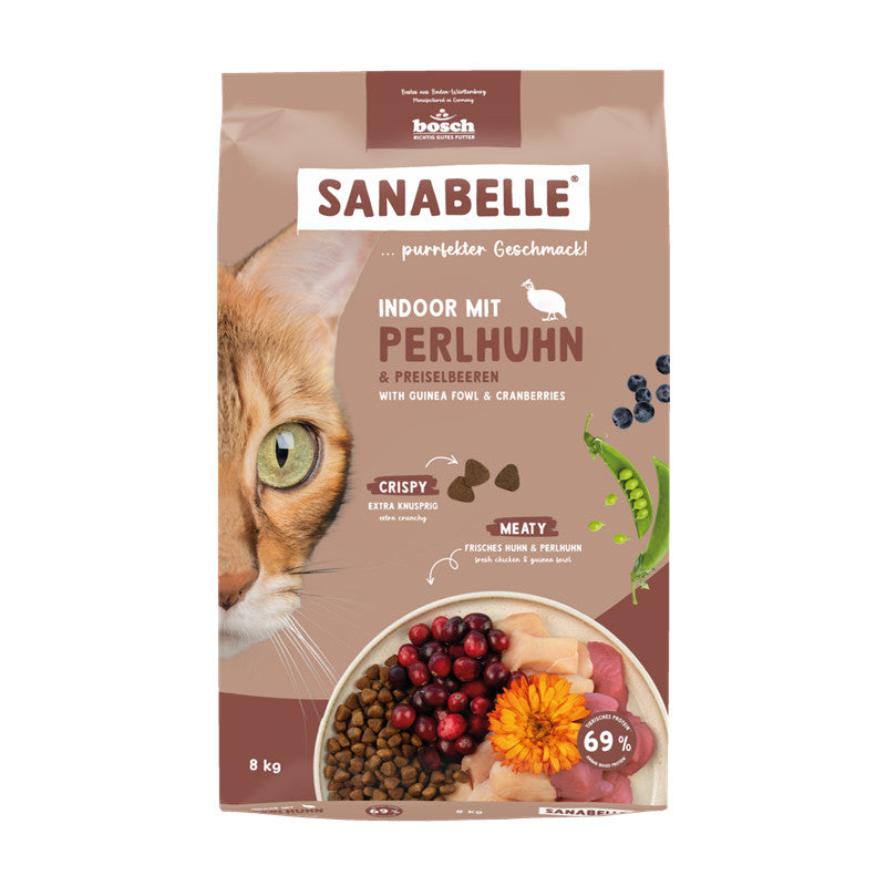 Sanabelle Indoor mit Perlhuhn 8 kg