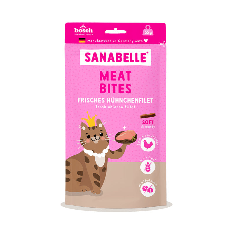 Sanabelle Meat Bites Frisches Hühnchenfilet 55 g